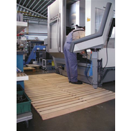 Holzlaufrost Breite: 1400mm Reihen 3 3,5 cm hoch